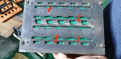 合成石可调节波焊峰治具