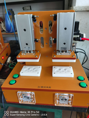 气动压合蓝牙耳机外壳治具