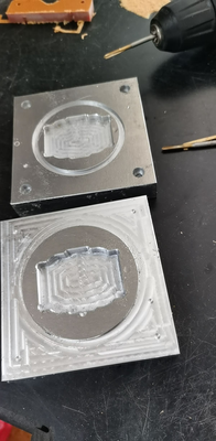 铝合金气密检测上下套模